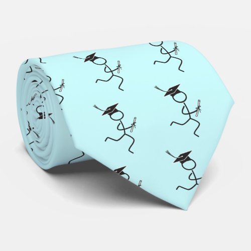 Funny Graduation Runner  _ Cross Country Track Neck Tie