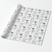 Funny Graduation Runner © - Cross Country, Track Wrapping Paper (Unrolled)