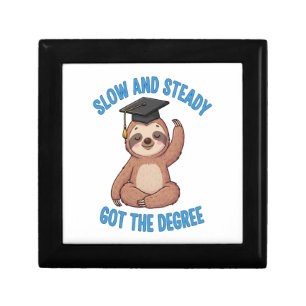 Funny Graduation Sloth Gift Box