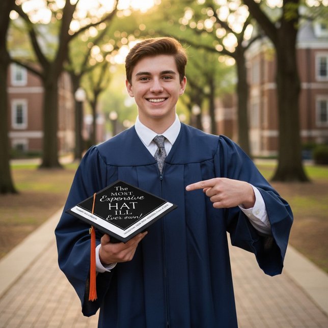 Funny Graduation Text Tassel Topper (Creator Uploaded)