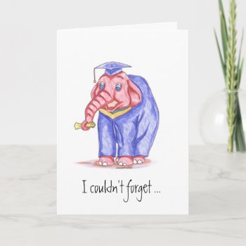 Funny Graduation Thank You Card by christymurphy123 at Zazzle