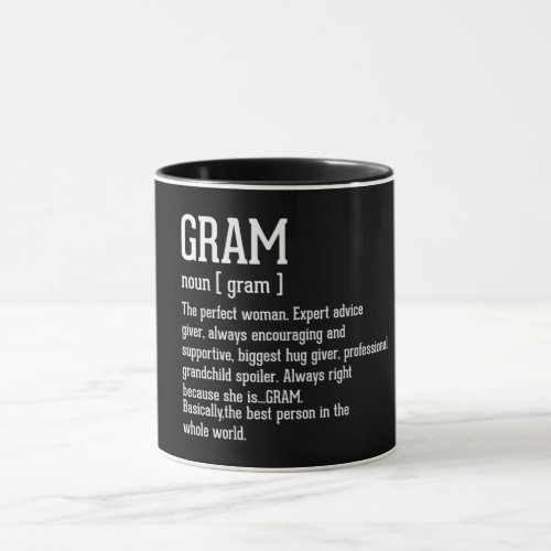 Funny GramGrandma Definition Mug