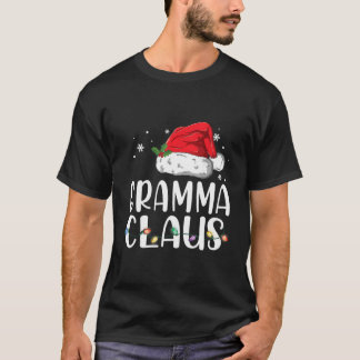 Funny Gramma Claus Christmas T-Shirt Pajamas Santa
