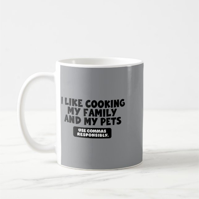 Funny Grammar Coffee Mug (Left)