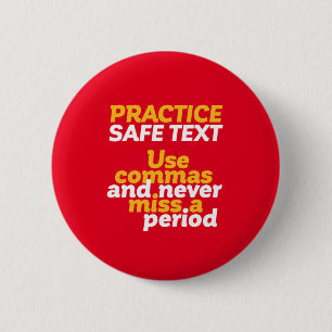 Funny Grammar Humor Practice Safe Text Use Comma Button