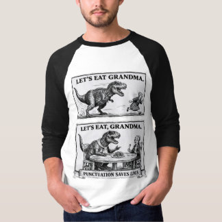 Funny Grammar T-Shirt – “Let’s Eat, Grandma”