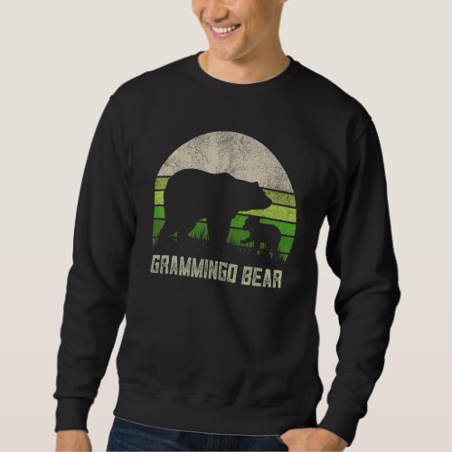 Funny Grammingo Bear  From Grandkids Cub Kids Gran Sweatshirt
