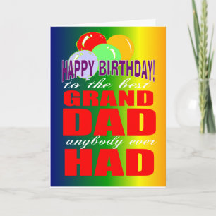 funny granddad happy birthday card