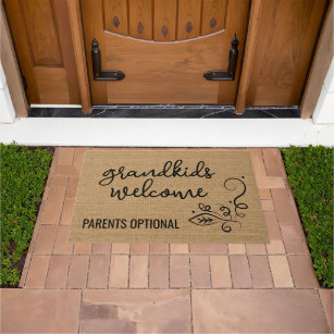 Grandparents Welcome Door Mat – Personalized Doormat – Custom Coir Mat –  Home Decor – Gifts For Them – Giftsparkes