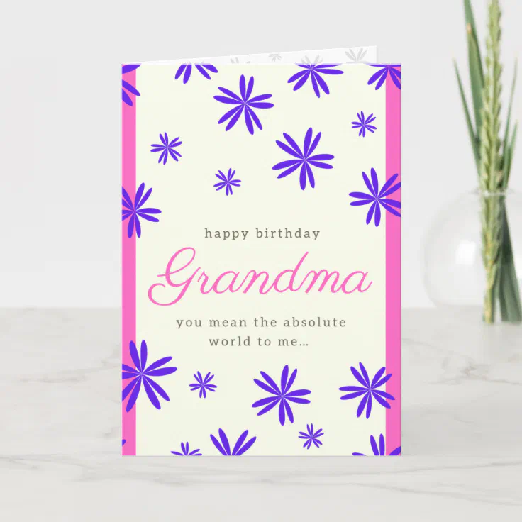 grandma birthday cards