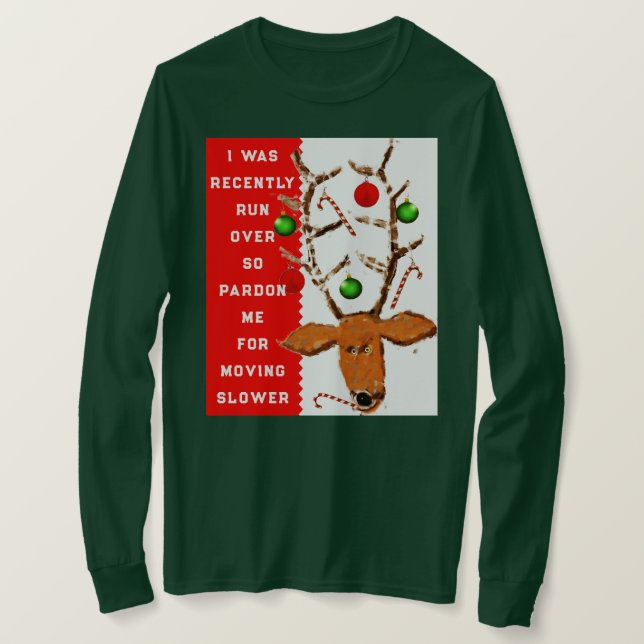 Funny Grandma Christmas T-Shirt (Design Front)