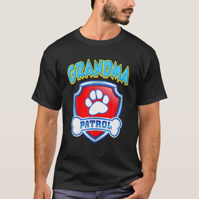 Funny Grandma Patrol - Dog Mom, Dad For Men Women T-Shirt (Front)