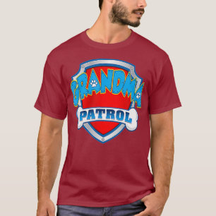 Funny Grandma Patrol  Dog Mom Dad For Men Women T-Shirt