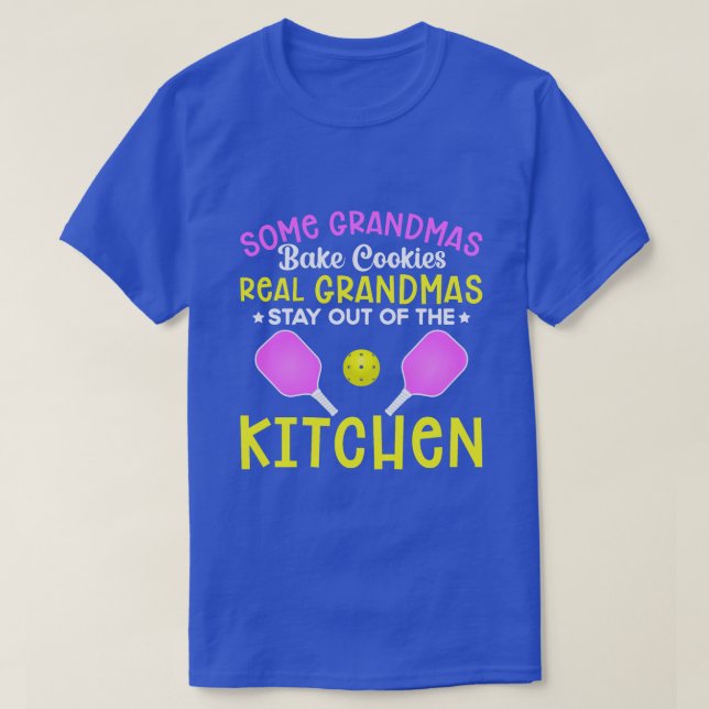 Funny Grandma Sport Lover Grandmother Pickleball  T-Shirt (Design Front)
