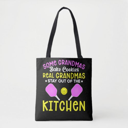 Funny Grandma Sport Lover Grandmother Pickleball Tote Bag