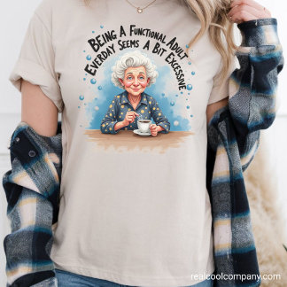 Funny Grandma T-Shirt - Functional Nana Tri-Blend Shirt