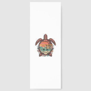Funny Grandma Turtle Beach Vintage Shirt Design_1 Bookmarks