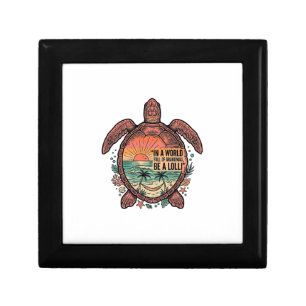 Funny Grandma Turtle Beach Vintage Shirt Design_1 Gift Box