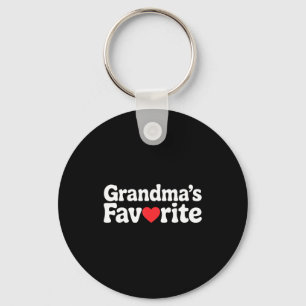 Funny Grandmas Favorite Family Humor Tees For Men  Keychain