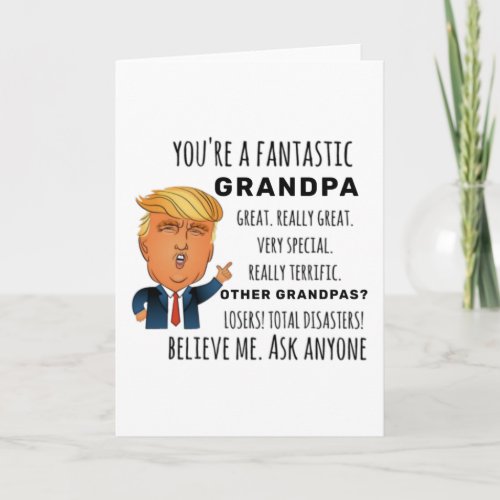 Funny Grandpa Birthday Best Gift Card