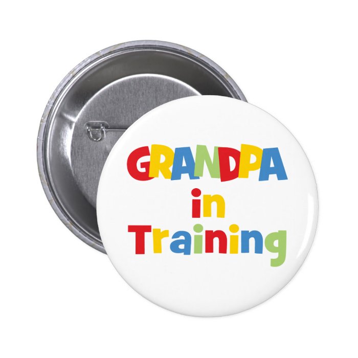 Funny Grandpa Gift Button