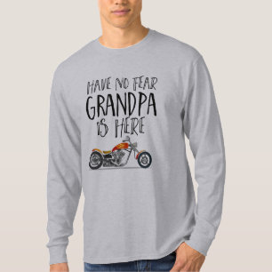 Funny Grandpa Motor Bike T-Shirt