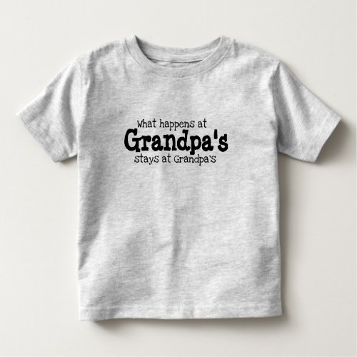 Funny Grandpa Spoil Grandchild Grandkid Toddler T_shirt