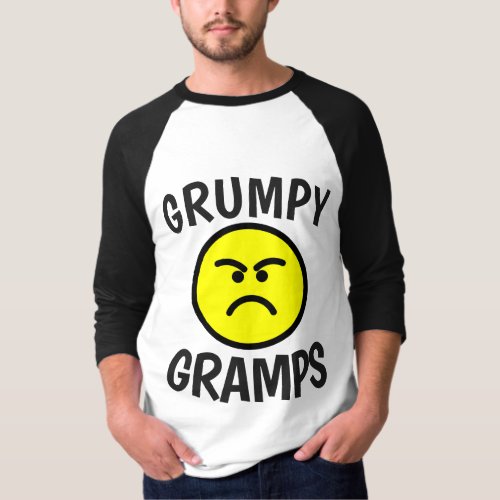 FUNNY GRANDPA T_shirts GRUMPY GRAMPS