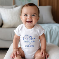 Pregnancy Announcement Guess What Funny Baby Bodysuits Cotton