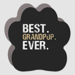 Funny Grandson Best Grandpop Ever Car Magnet