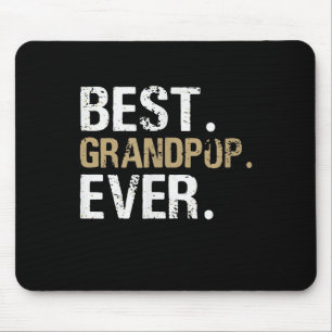 Funny Grandson Best Grandpop Ever Mouse Pad