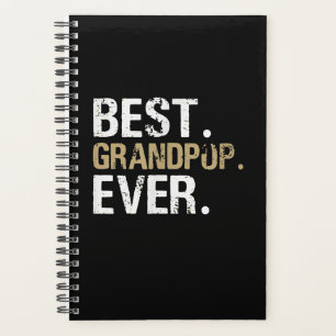 Funny Grandson Best Grandpop Ever Planner