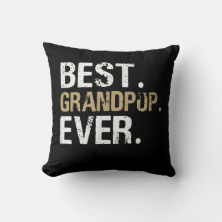 Funny Grandson | Best Grandpop Ever Throw Pillow