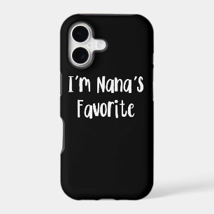 Funny Grandson I'm Nana's Favorite iPhone 17 Case