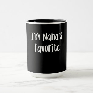 Funny Grandson I'm Nana's Favorite Mug