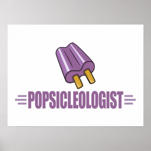 Funny Grape Popsicle Lover Poster