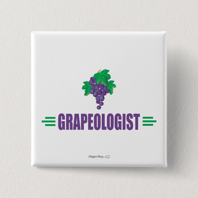 Funny Grapes Button (Front)