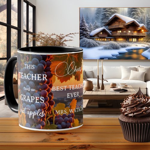 Funny Grapes Teacher Appreciation Mug