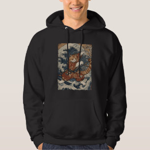 Funny Graphic Cat Japanese Anime Hoodie