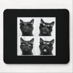 Funny Graphic Cat Photobooth Selfie Funny _2  Mouse Pad<br><div class="desc">Funny Graphic Cat Photobooth Selfie Funny _2</div>