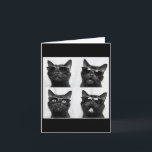 Funny Graphic Cat Photobooth Selfie Funny _5  Card<br><div class="desc">Funny Graphic Cat Photobooth Selfie Funny _5</div>