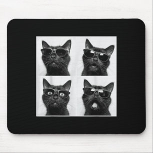 Funny Graphic Cat Photobooth Selfie Funny _5  Mouse Pad