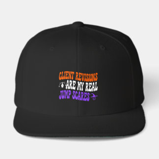 Funny Graphic Designer Halloween Client Revisions Visor