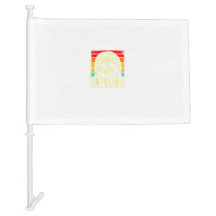 Funny Graphic Meme Sloth Bruh for Boys Girls Men W Car Flag