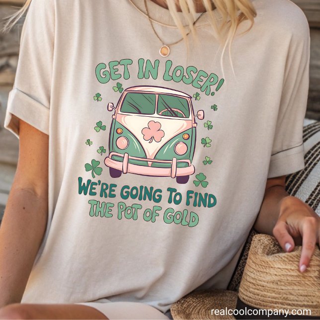 Funny Graphic T-Shirt – Finding the Pot of Gold Tri-Blend Shirt (Creator Uploaded)