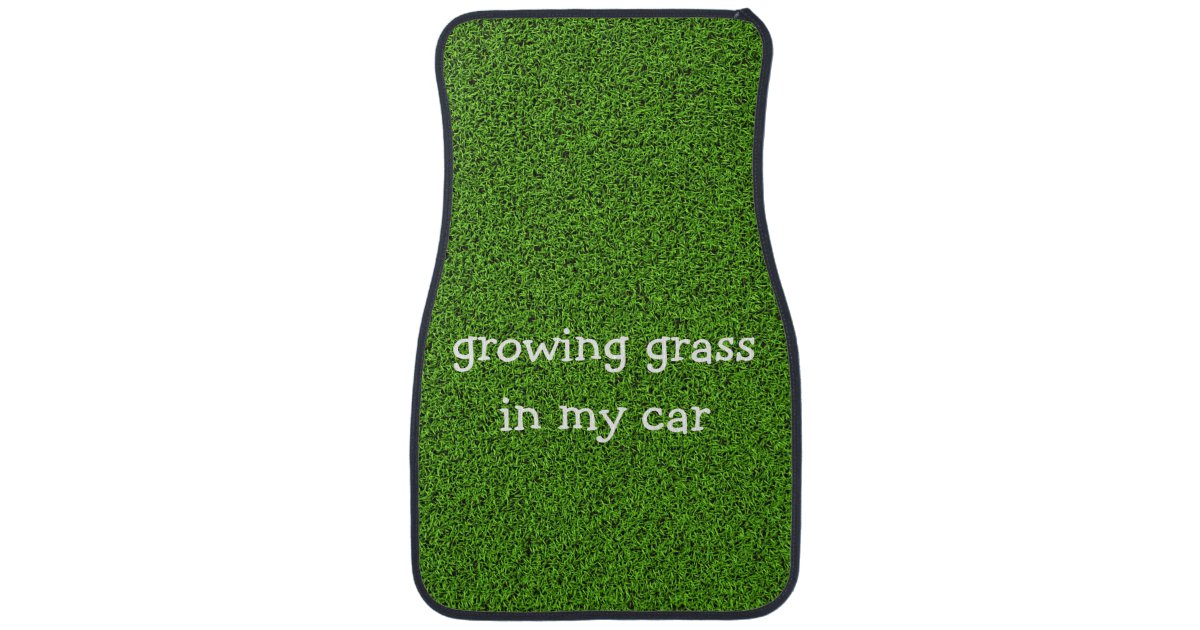 Funny Grass Car Floor Mats | Zazzle