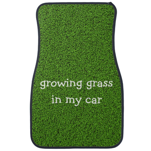 Funny Grass Car Floor Mats (Front)