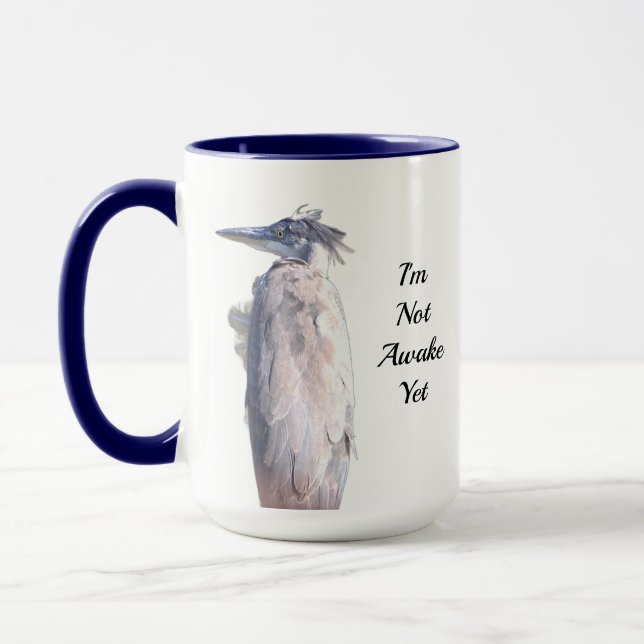 Funny Great Blue Heron Mug (Left)