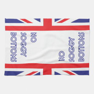 Funny Great British Bake Off Soggy Bottoms Kitchen Towel