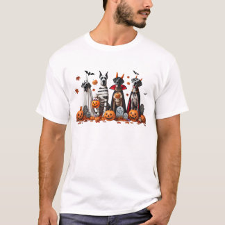 Funny Great Dane Halloween Dog Lover T-Shirt